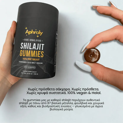 Συνδρομή Ζελεδάκια με Καθαρό Shilajit από τα Ιμαλάια – Aphroly®